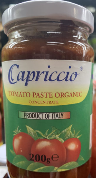 Capriccio Organic Tomato Paste (200gm)