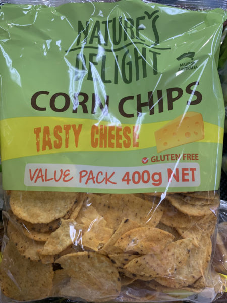 Corn Chips – Cheese – Organic