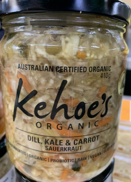 Kohoe’s Organic Dill, Kale & Carrot Sauekraut (410gm)